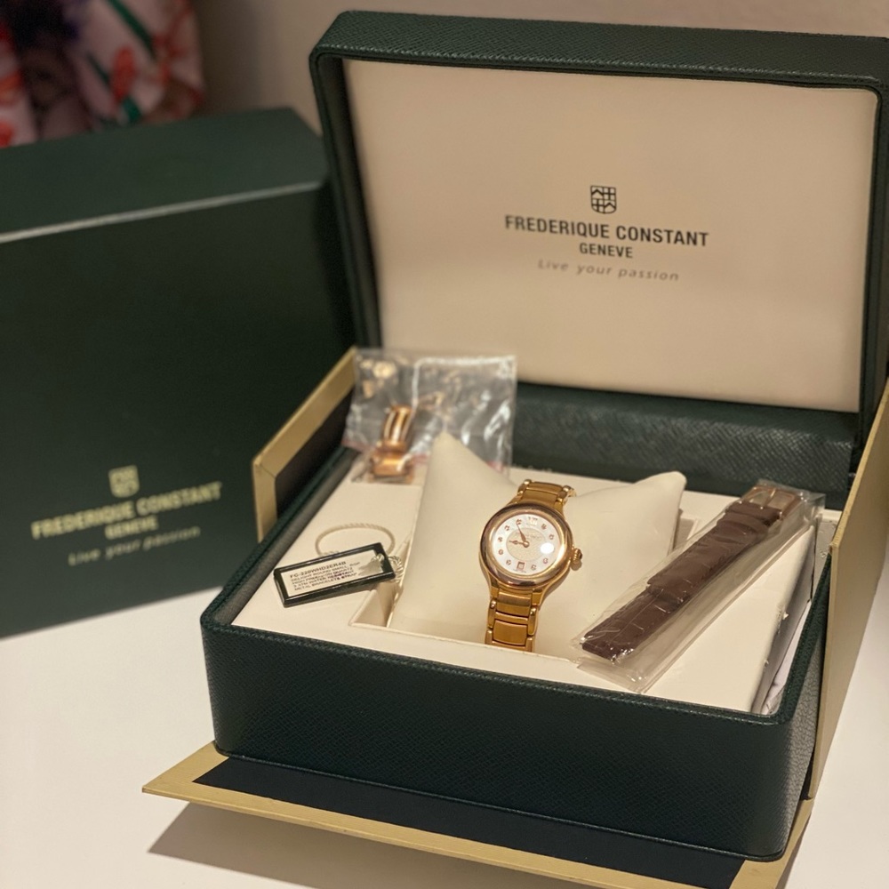 Frederique Constant Rose Gold watch